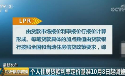 2019年國(guó)慶節(jié)后央行調(diào)整個(gè)人住房貸款利率 北京房貸利率有變化!